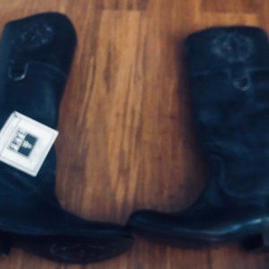 Frye Tall Boots “Melissa Monogram”